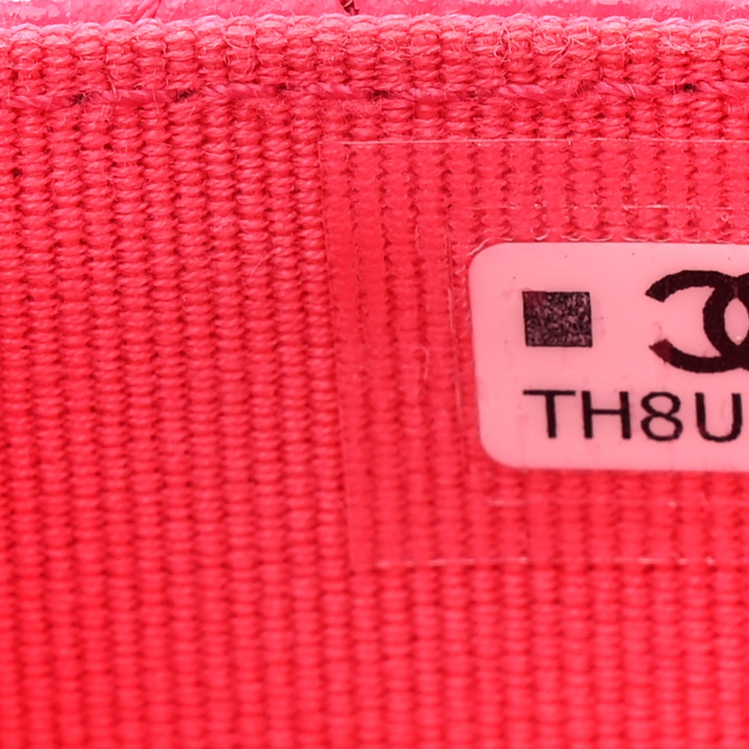 Caviar Quilted Flap  Holder Wallet Fuchsia