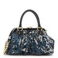 Sequined New York Rocker Stam Blue