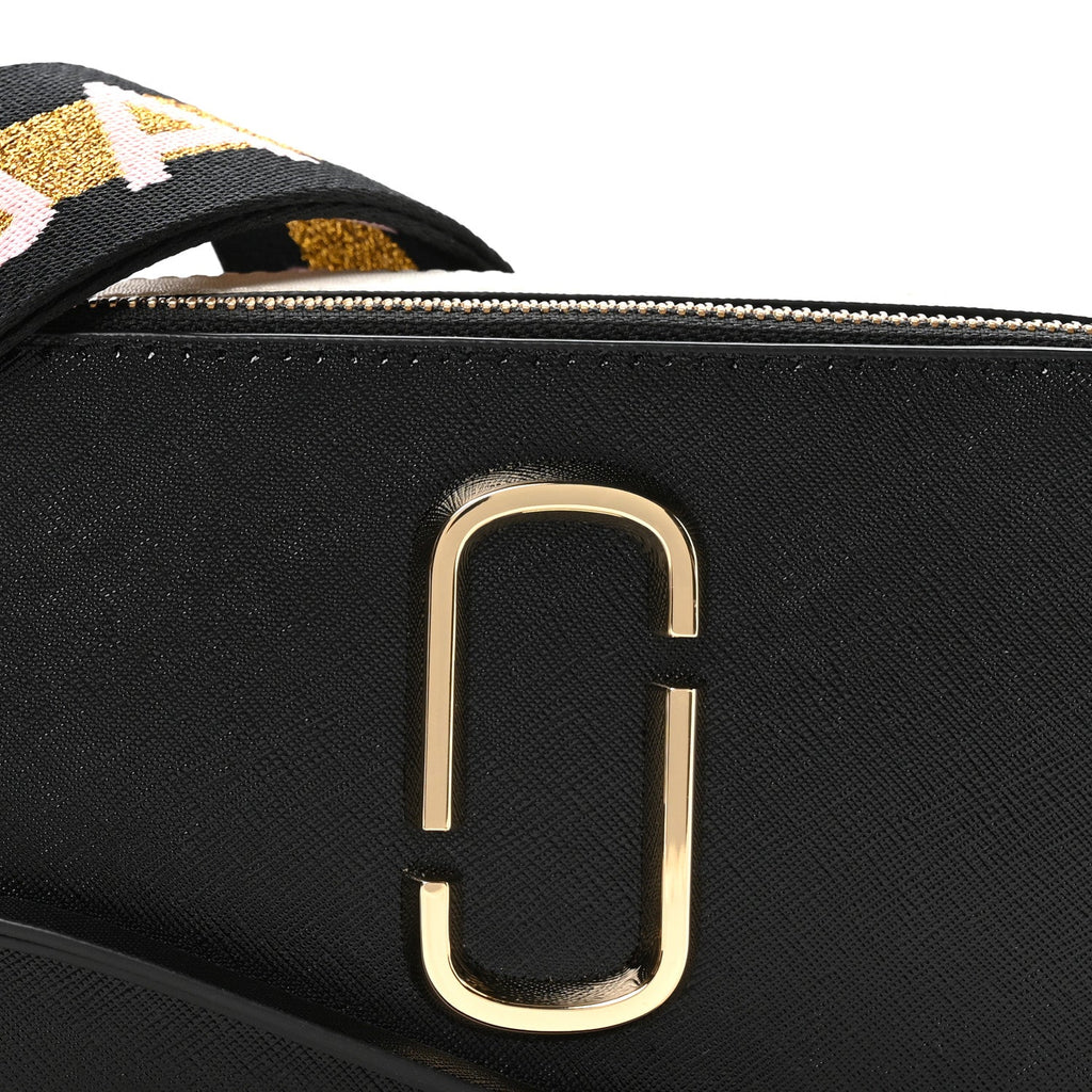 Saffiano Small Snapshot Camera Black Mulitcolor
