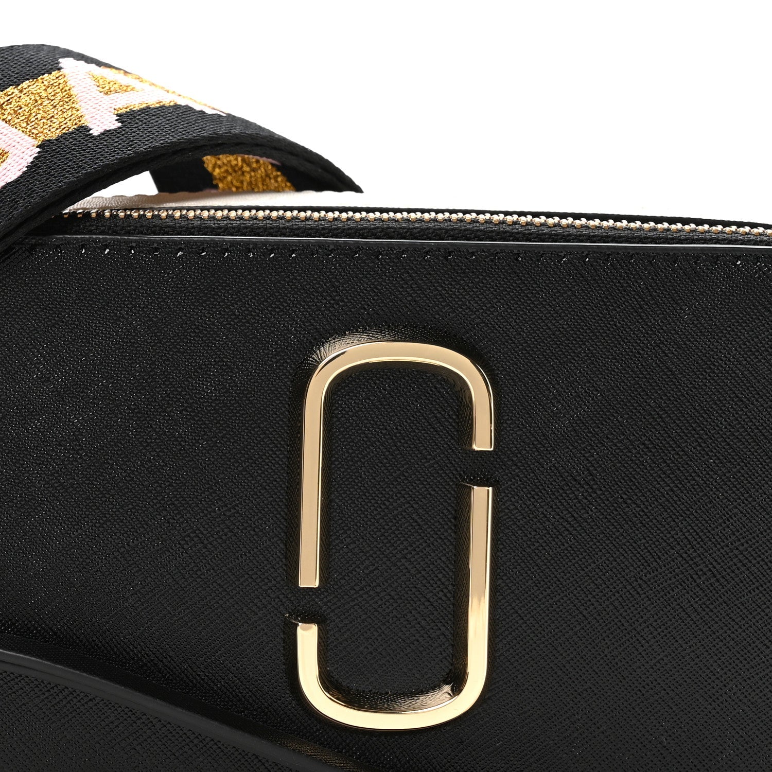 Saffiano Small Snapshot Camera Black Mulitcolor