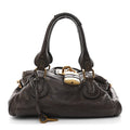 Calfskin Medium Paddington Satchel Chocolate
