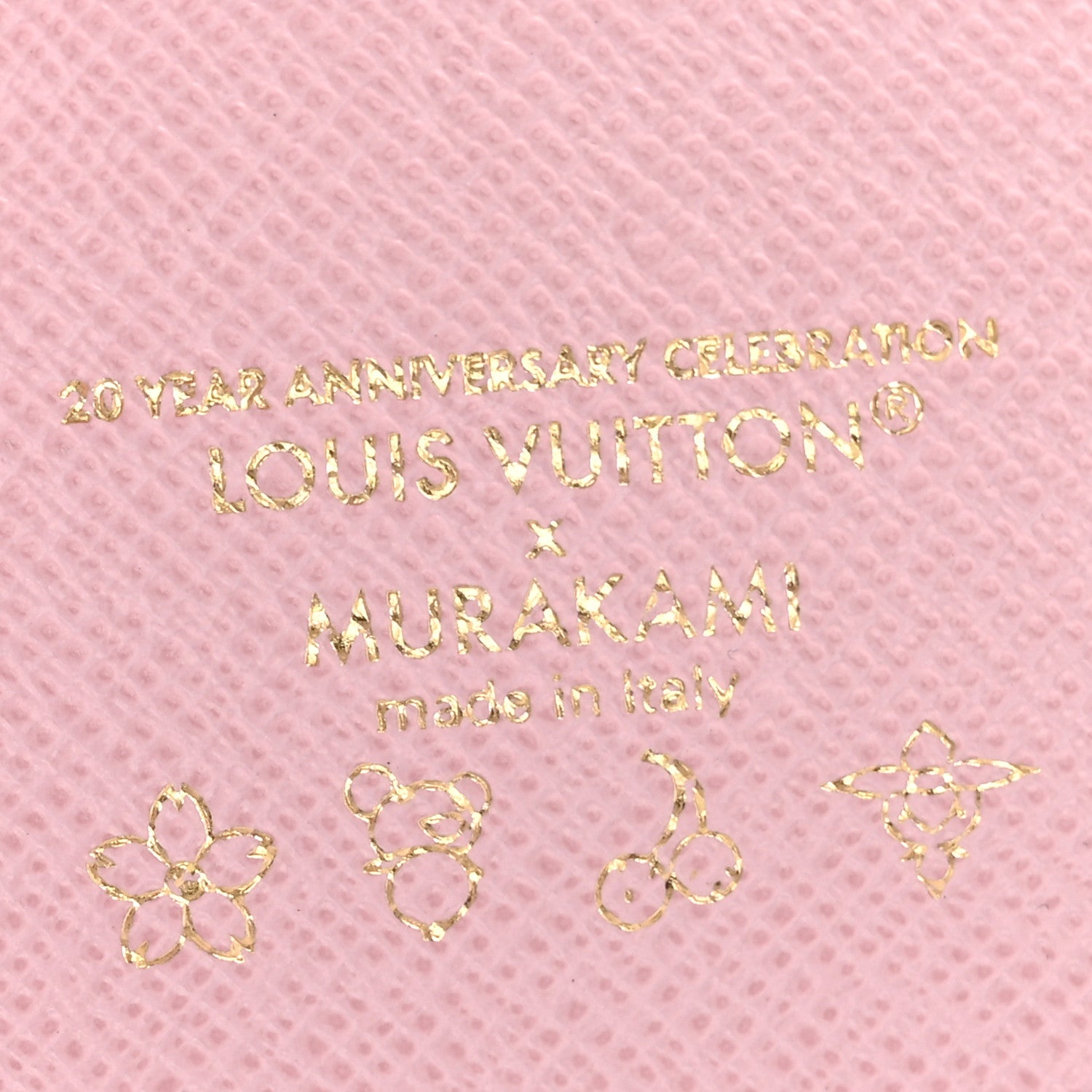 LV X TM Monogram Cherry Blossom Victorine Wallet Sakura Brown