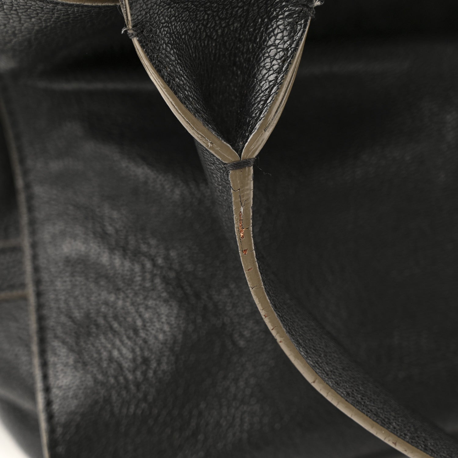 Goatskin Large Dalston Satchel Black