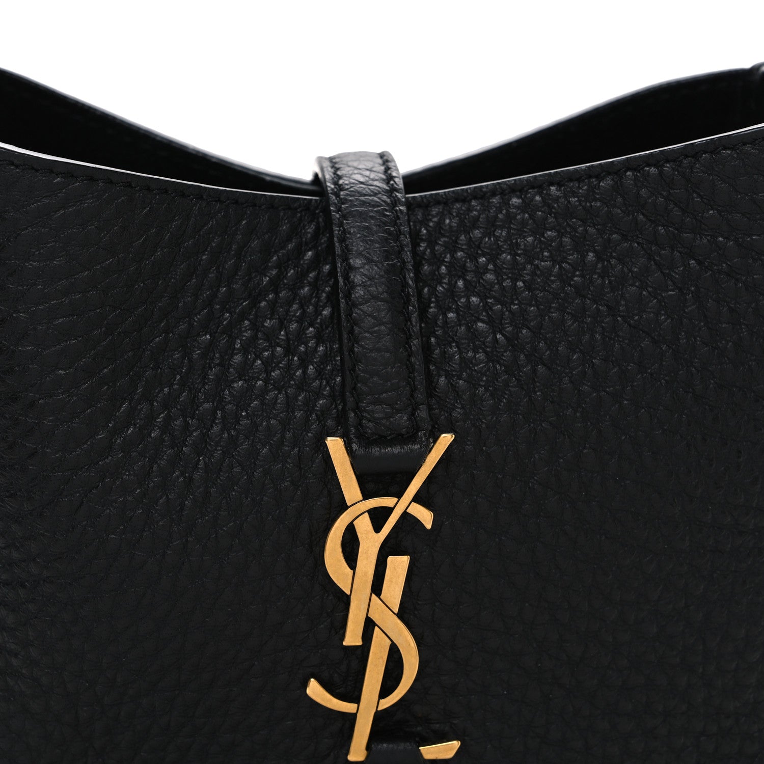 Grained Calfskin Baby Le 5 A 7 Supple Hobo Black
