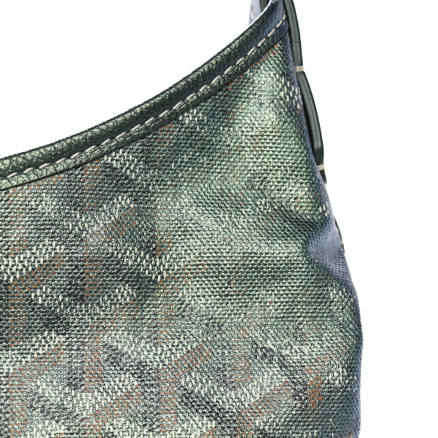 Iridescent Goyardine Boheme Hobo Pearly Green