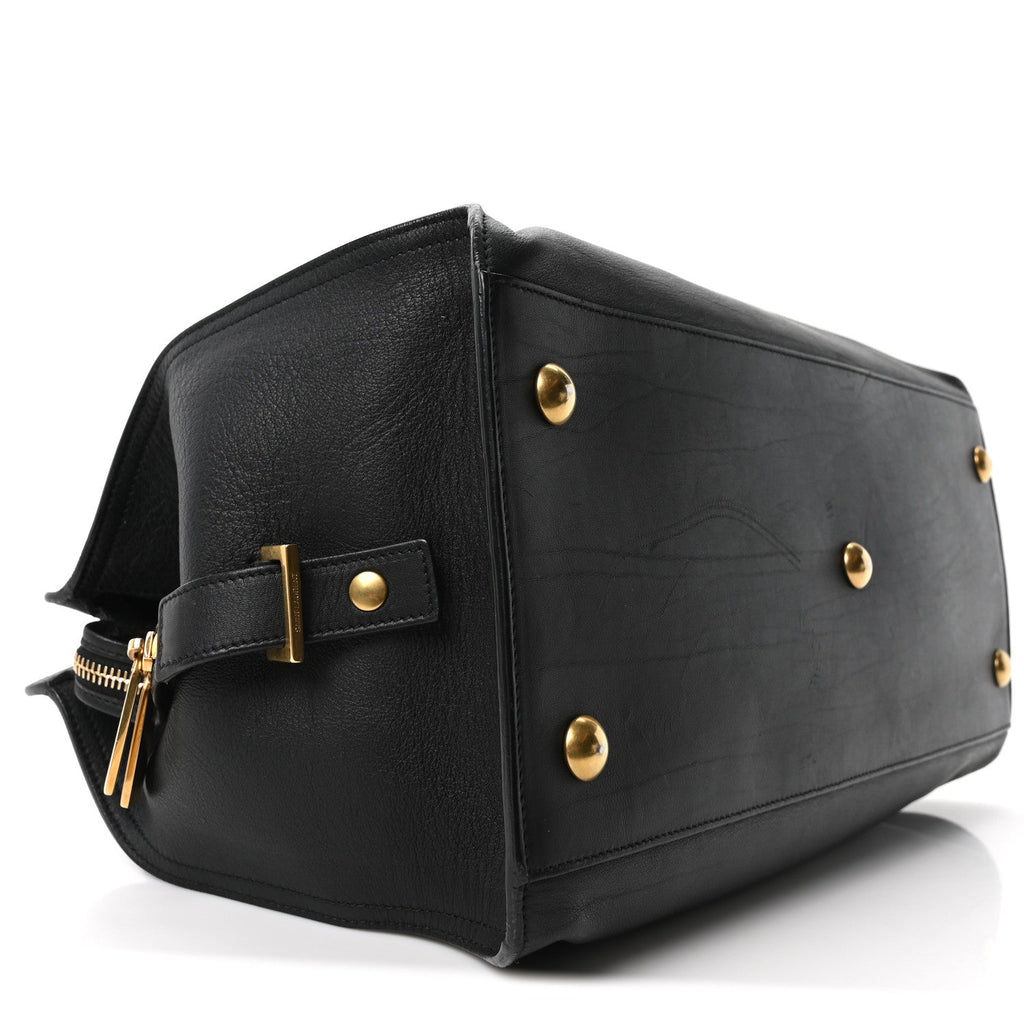 Calfskin Medium Classic Y Cabas Black