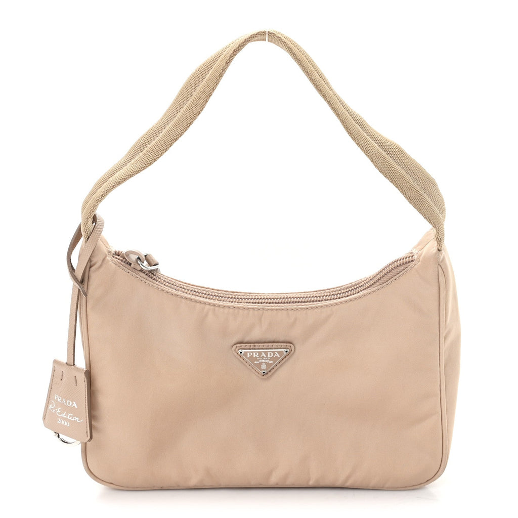 Tessuto Nylon Mini Re-Edition 2000 Bag Cammeo