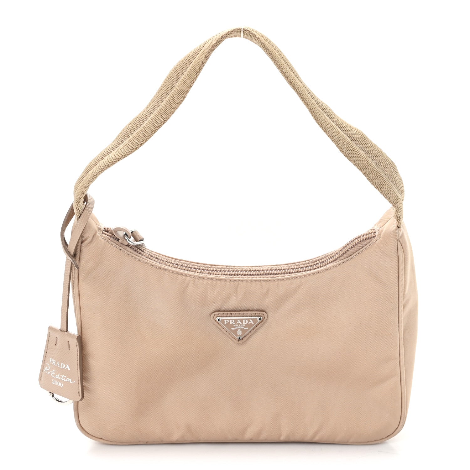 Tessuto Nylon Mini Re-Edition 2000 Bag Cammeo