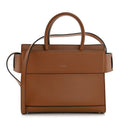 Smooth Calfskin Small Horizon Satchel Caramel