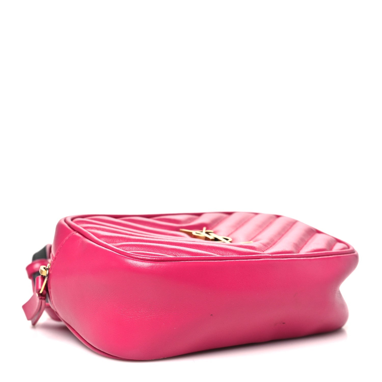 Calfskin Matelasse Monogram Lou Belt Bag Bright Pink