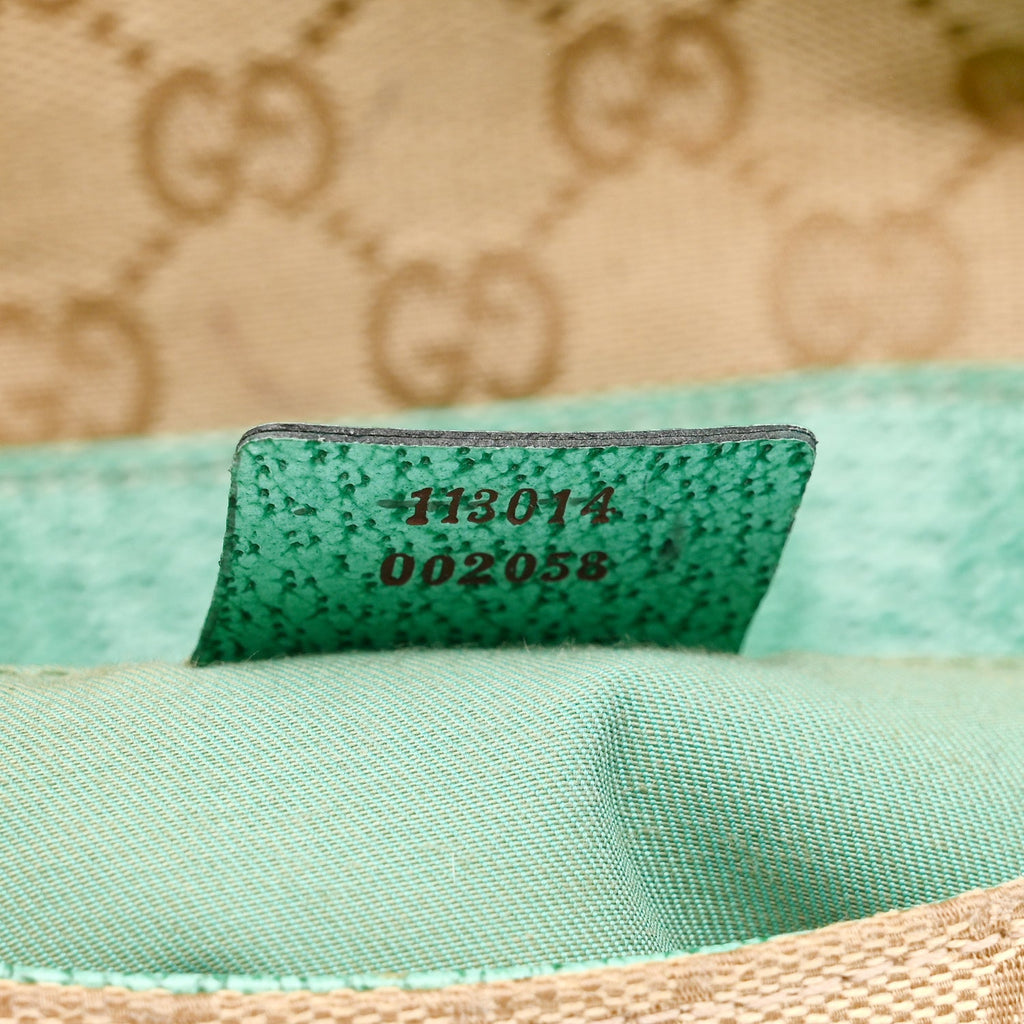 Monogram Satchel Bag Turquoise