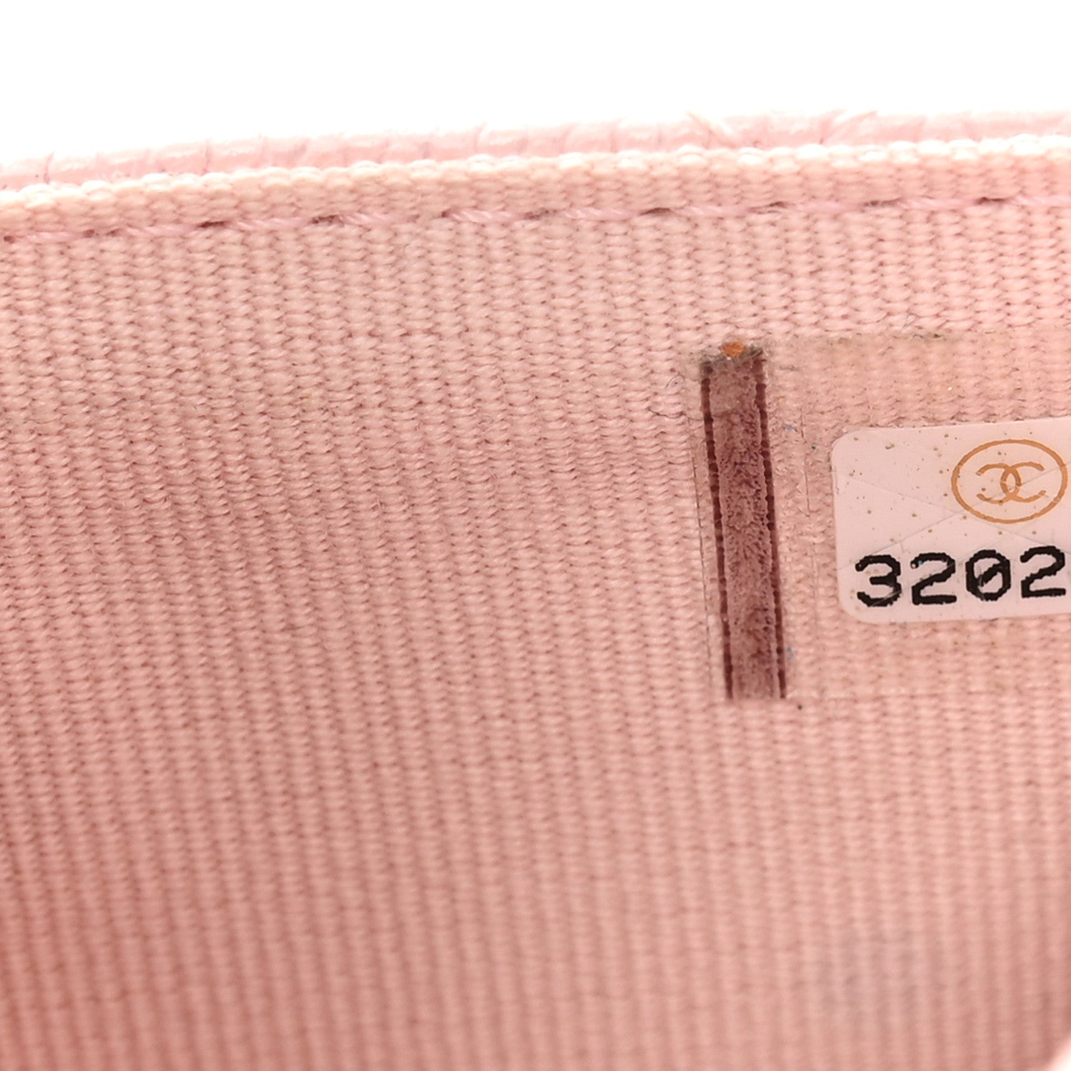 Caviar Quilted Crystal CC Flap  Holder Pink