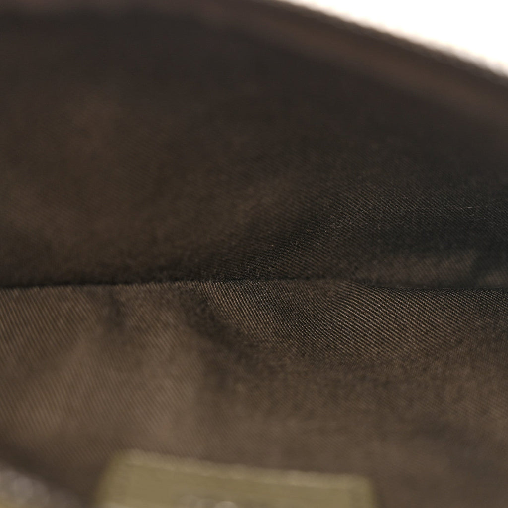 Oblique Saddle Triple Pouch Green