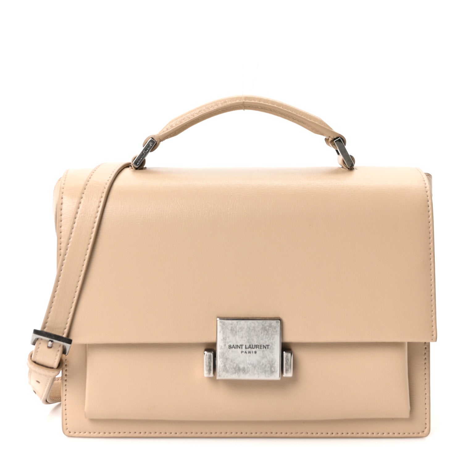 Calfskin Medium Bellechasse Satchel Beige