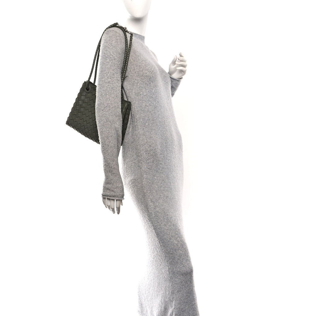Nappa Intrecciato Small Andiamo Shoulder Bag Pickle