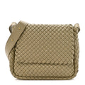 Nappa Intrecciato Small Cobble Shoulder Bag Camel