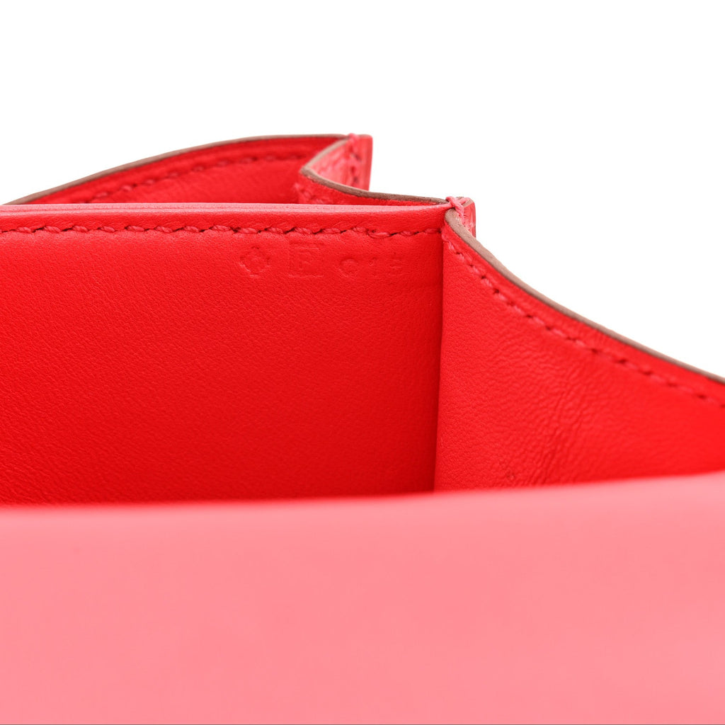 Shiny Niloticus Crocodile Constance Elan 25 Rouge Casaque