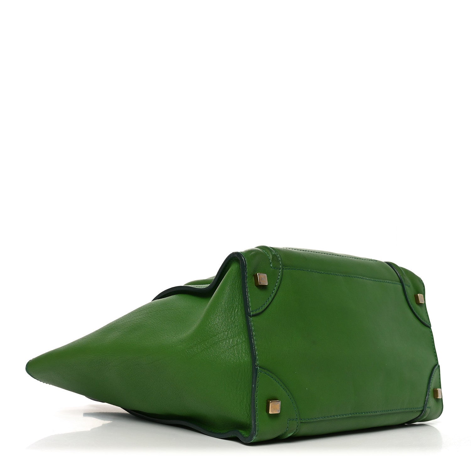 Smooth Calfskin Mini Luggage Green