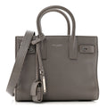 Grained Calfskin Nano Supple Sac De Jour Fog