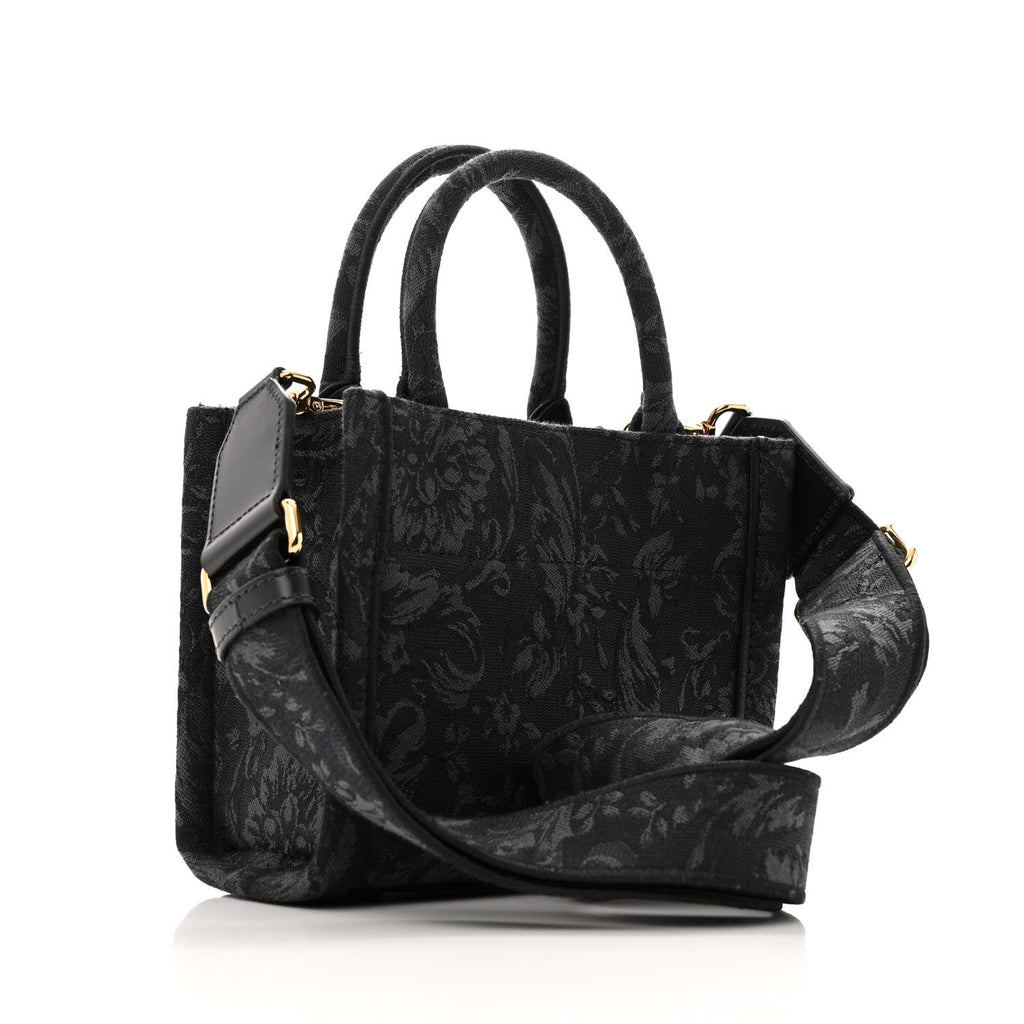 Jacquard Barocco Extra Small Athena Tote Black