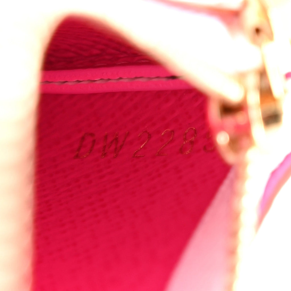 LV X TM Monogram Multicolor Phone Holder White