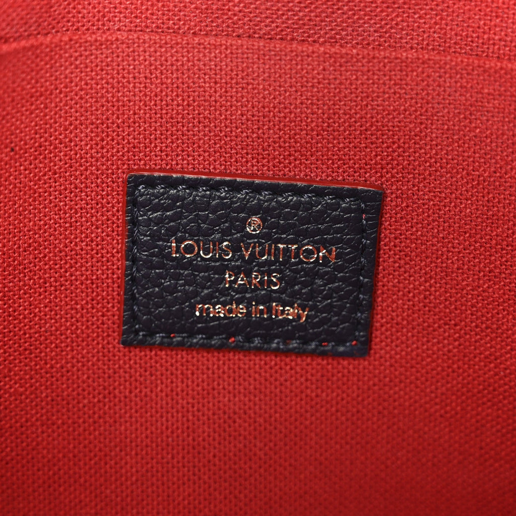 Empreinte Pochette Felicie Chain Wallet Marine Rouge