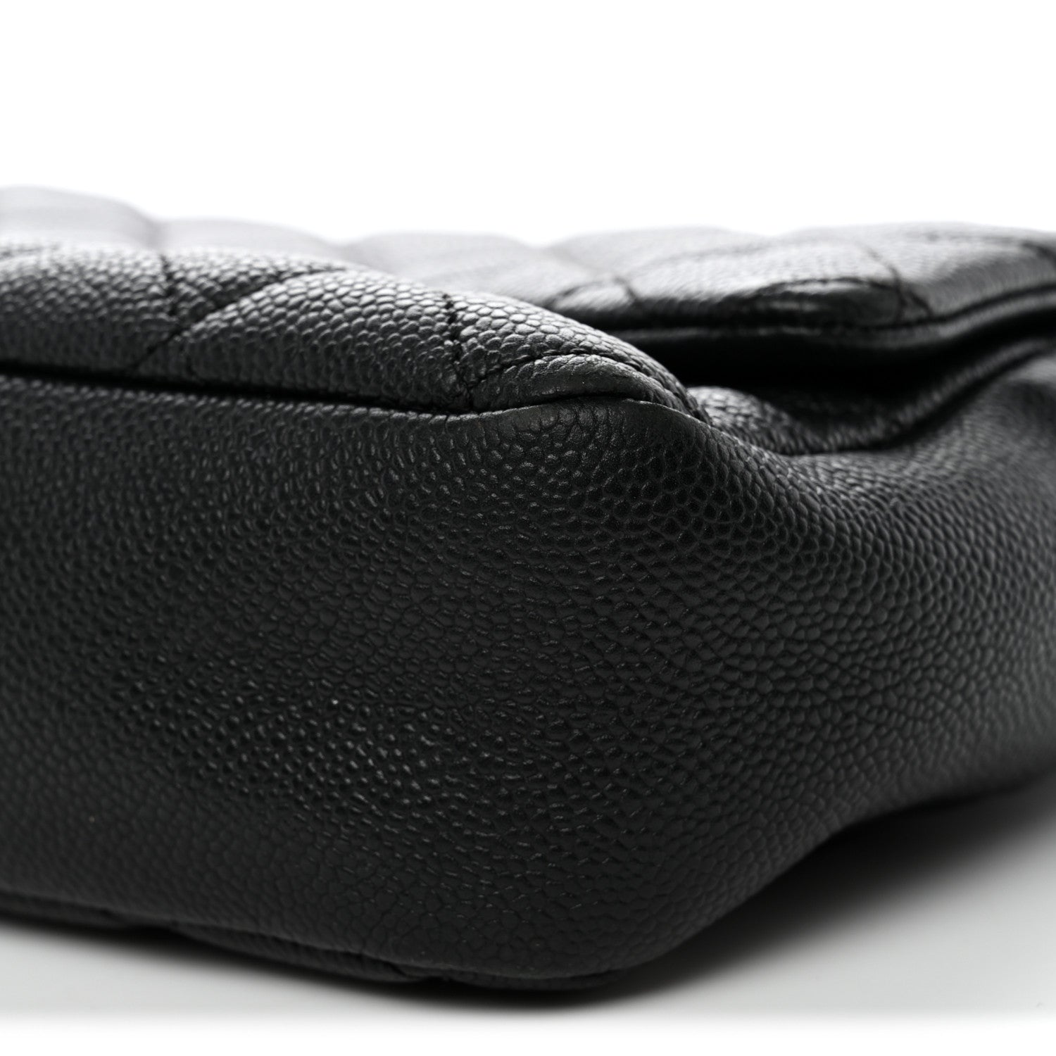 Caviar Quilted Jumbo Easy Flap Black