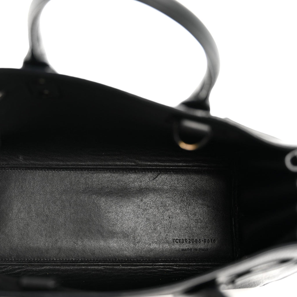 Calfskin Nano Sac De Jour Black