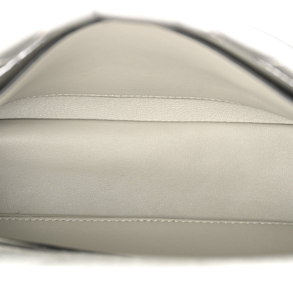 Nappa Medium Roman Stud Shoulder Bag Silver