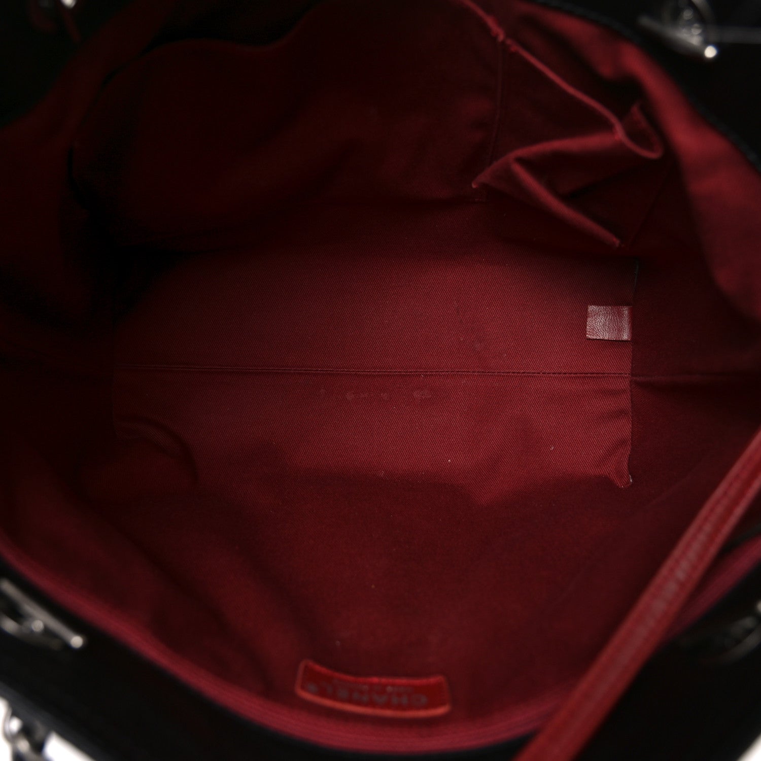 Aged Calfskin Small Shopping in Moscow Tote Black