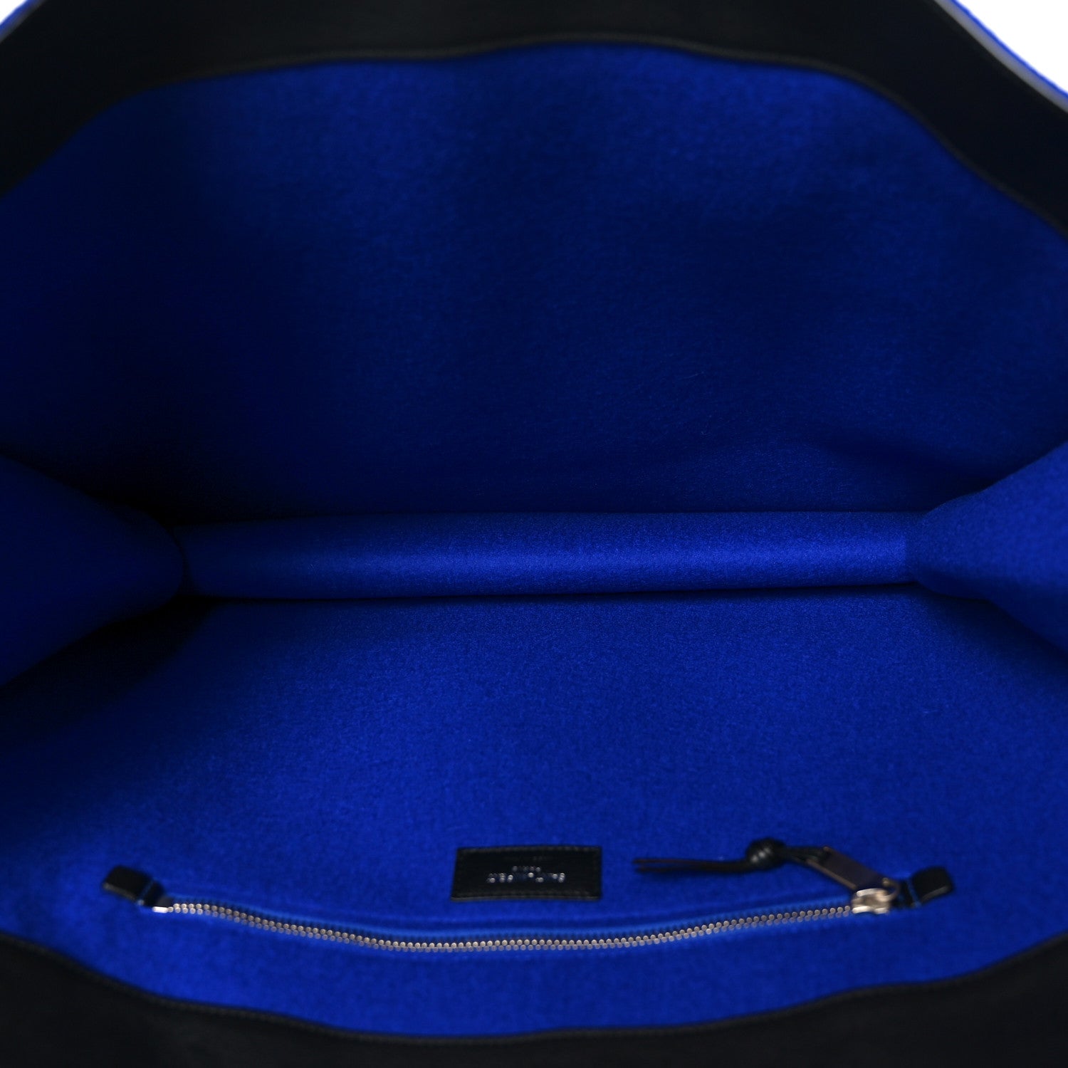 Wool Rive Gauche Tote Blue