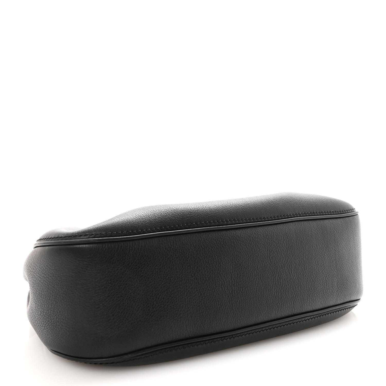Supple Grained Calfskin Medium Polly Black
