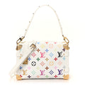 LV x TM Cowhide Monogram Multicolor Side Trunk MM White