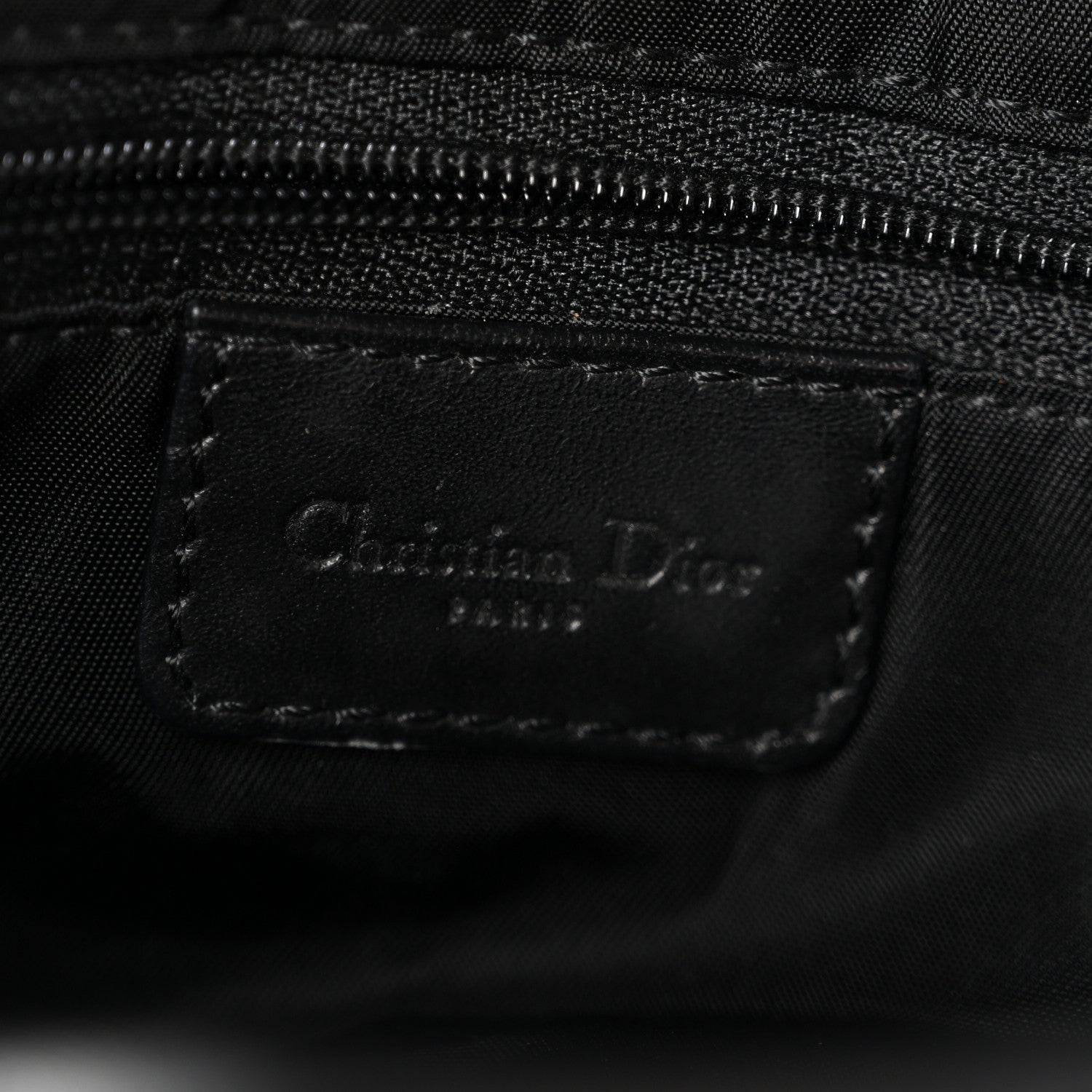 Monogram Saddle Bag Black