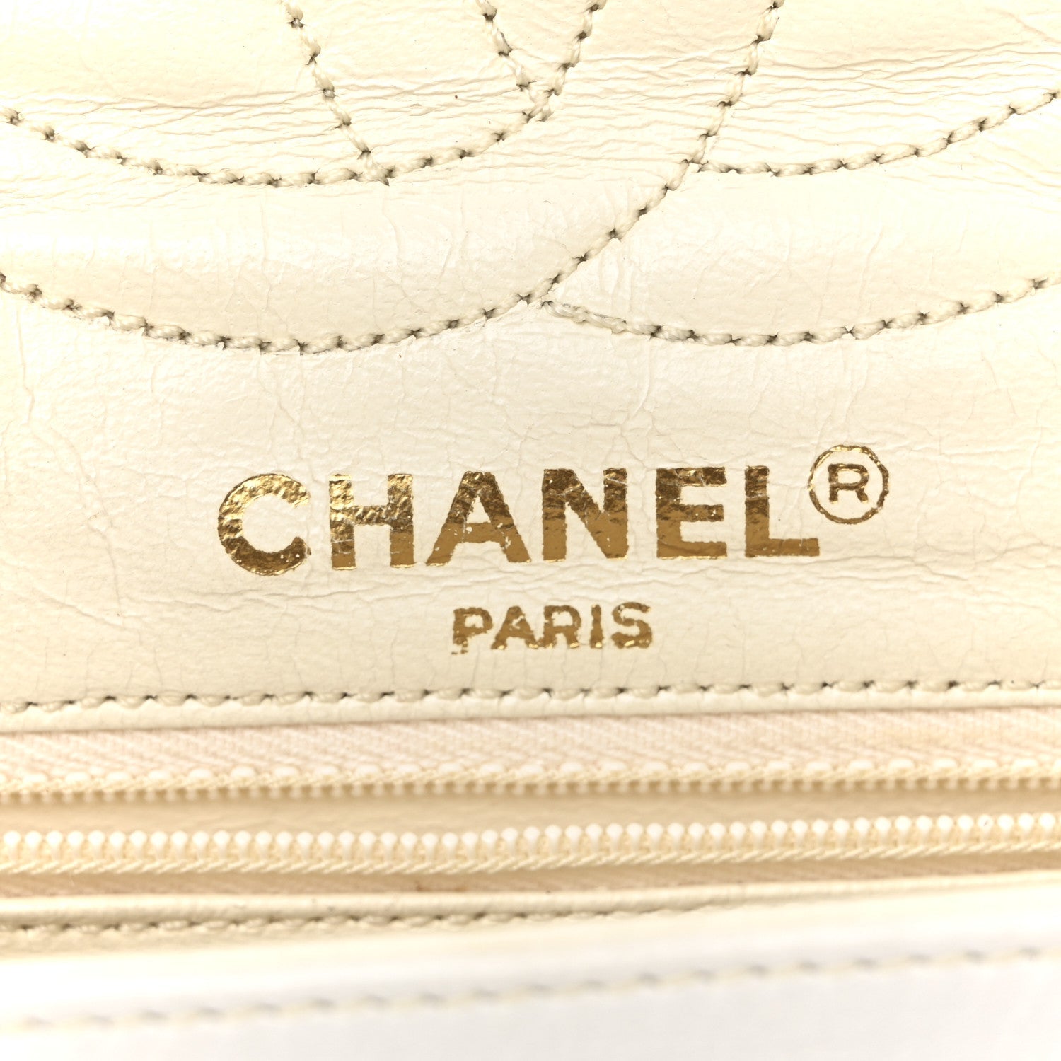 Lambskin Quilted Small Flap White