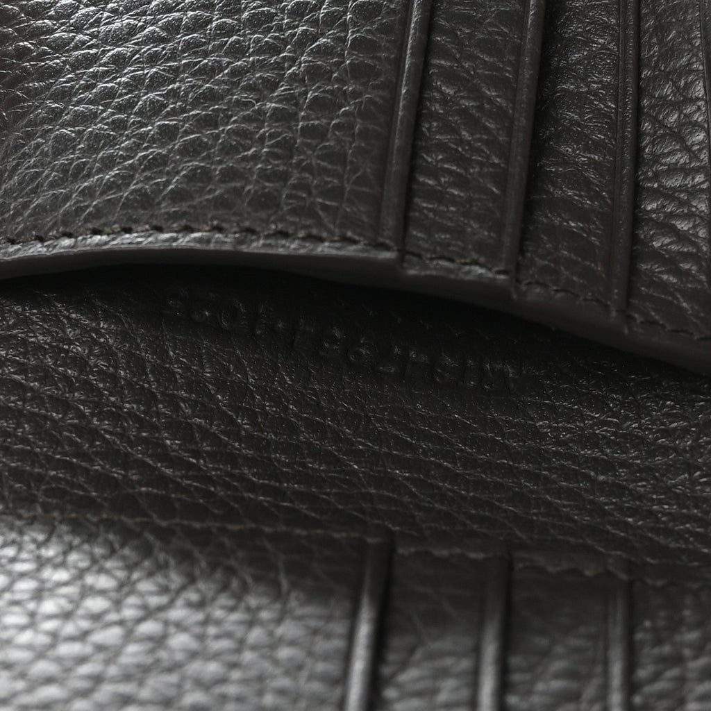 Calfskin Cassandre Bi-Fold Wallet Grey