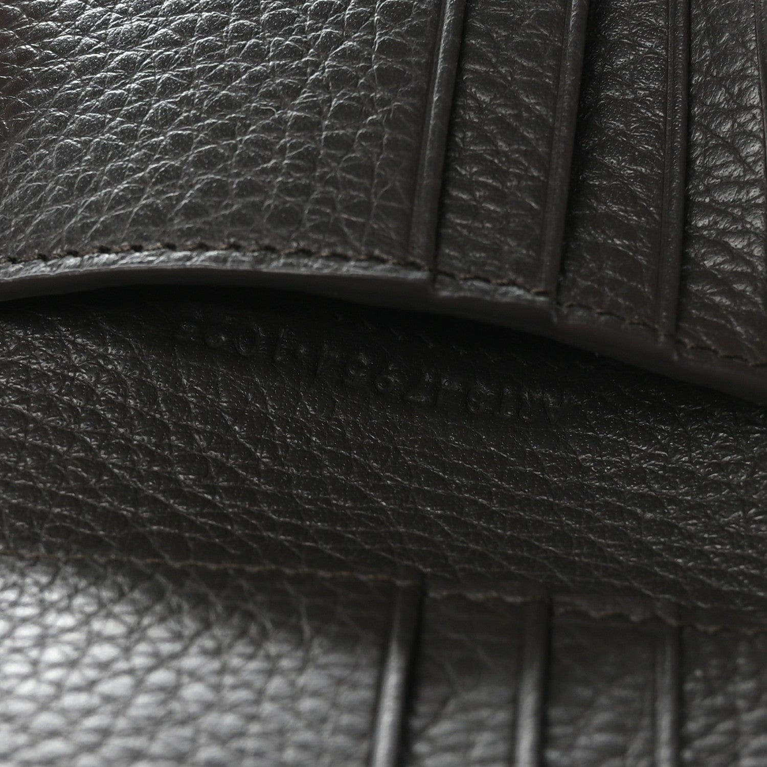 Calfskin Cassandre Bi-Fold Wallet Grey