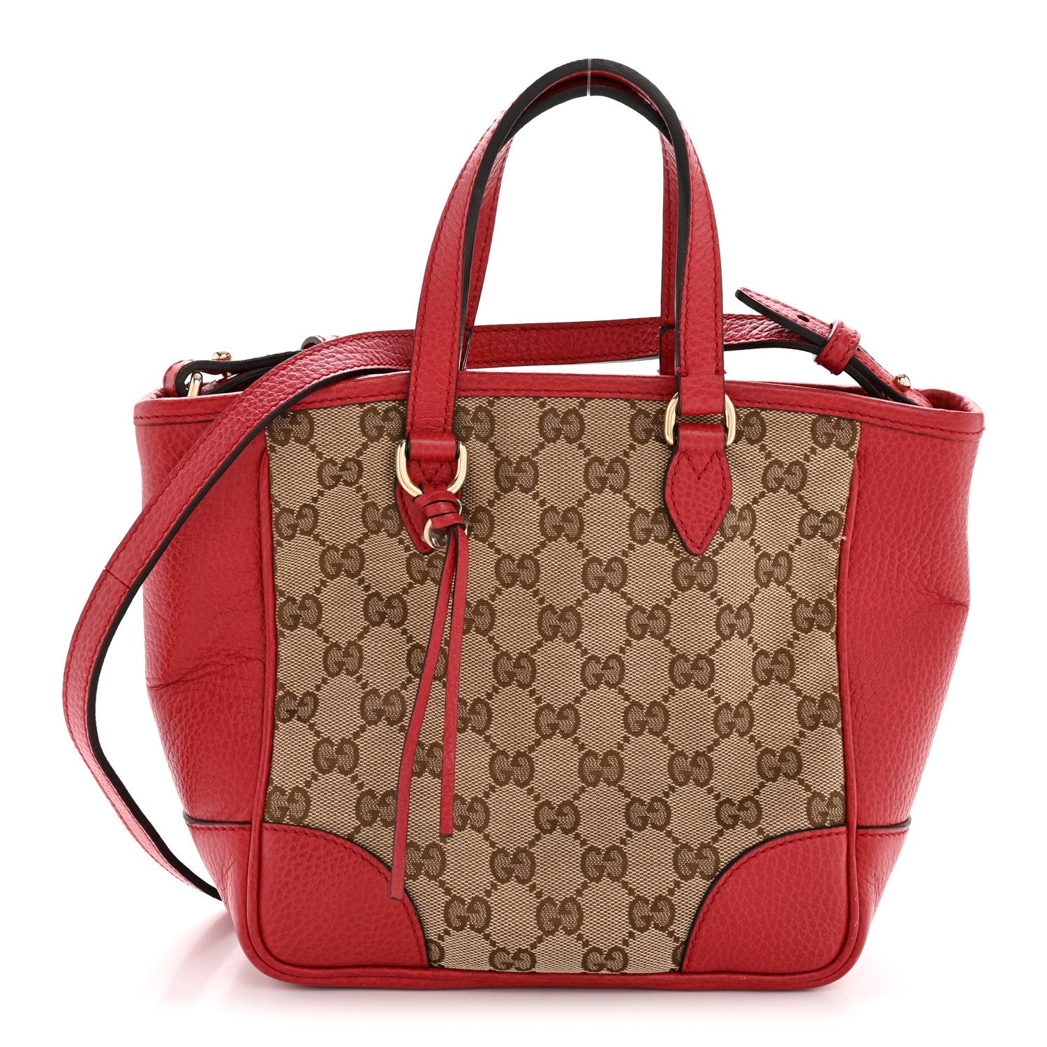 Monogram Small Bree Tote Red