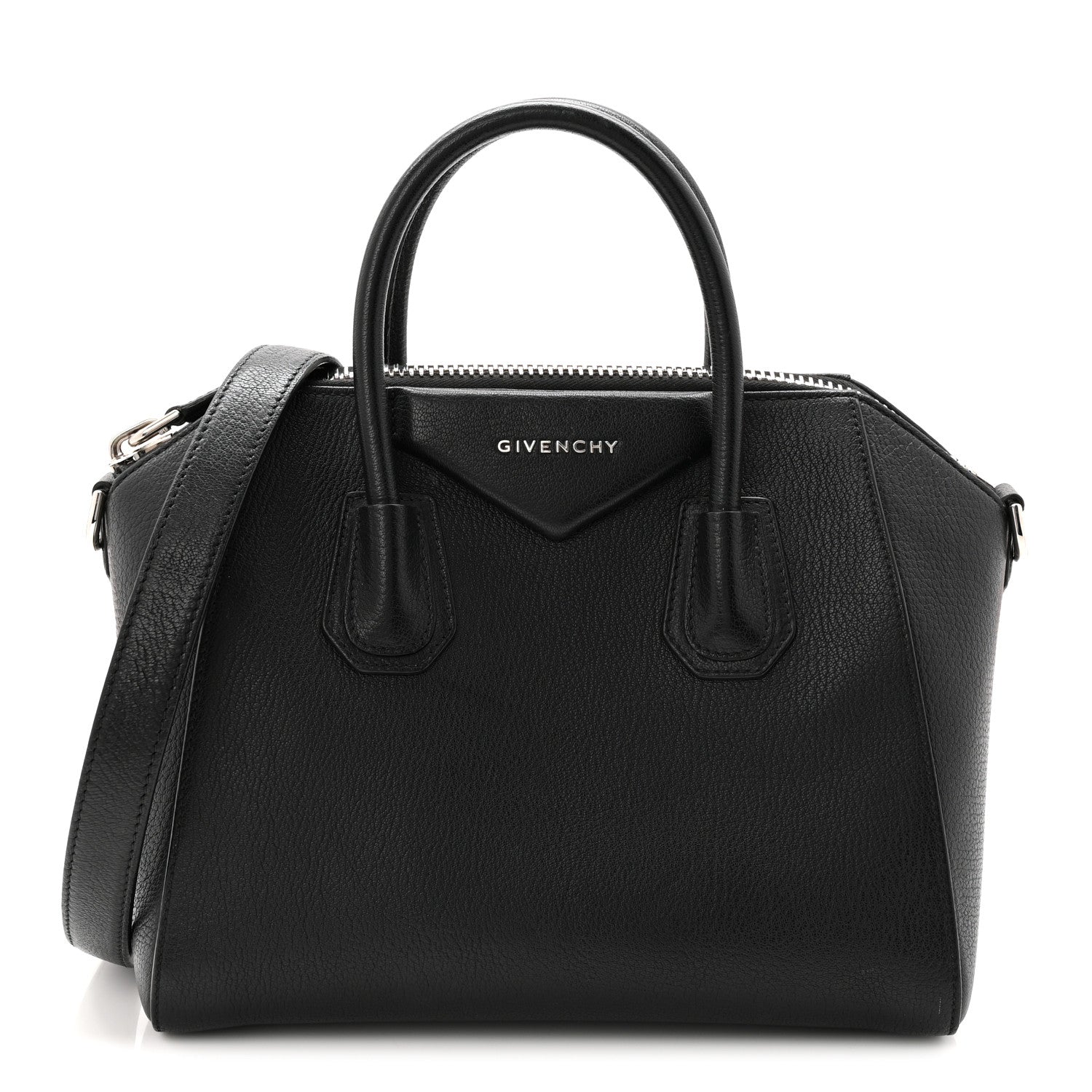 Sugar Goatskin Small Antigona Black