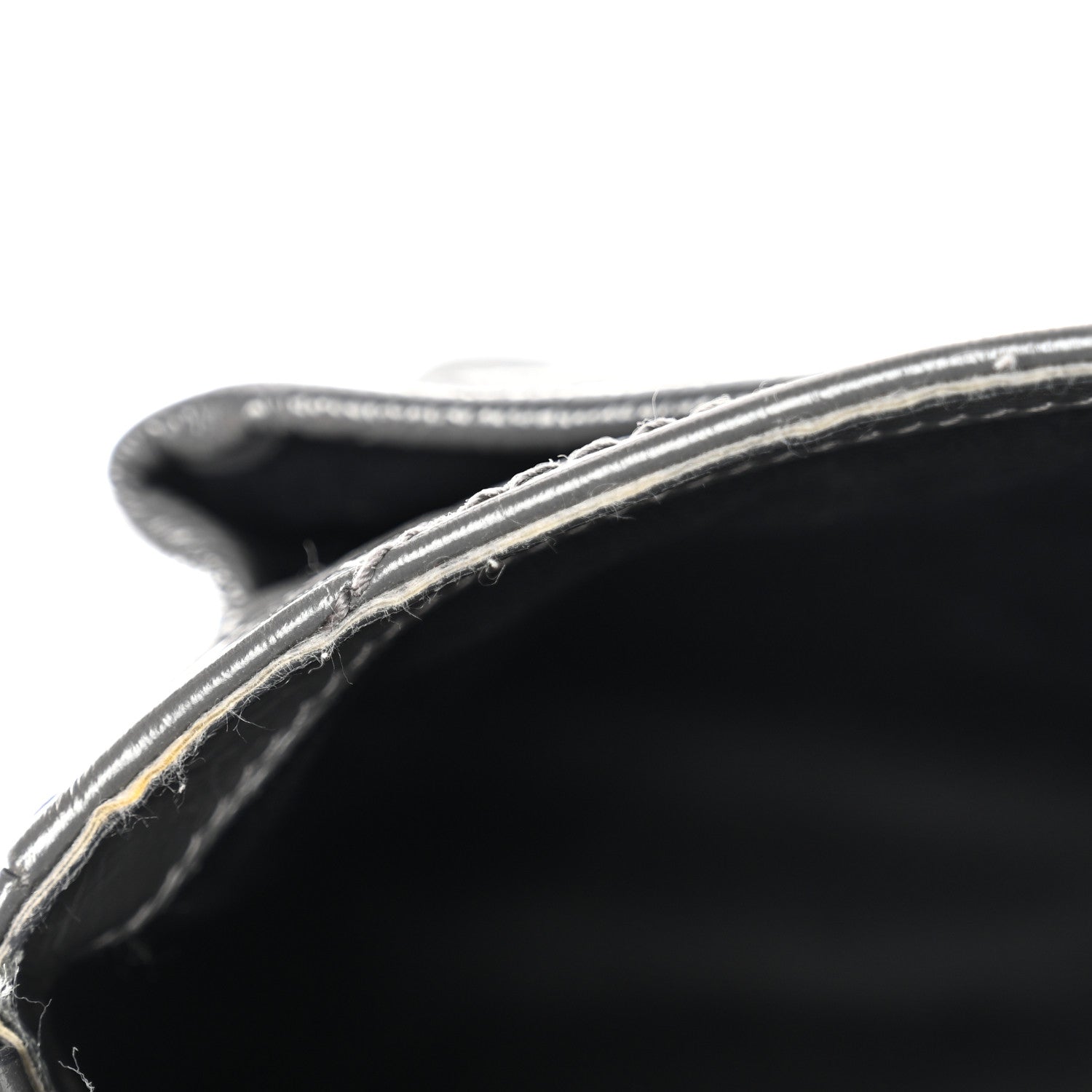 Crinkled Calfskin Matelasse Monogram Baby Niki Chain Satchel Storm