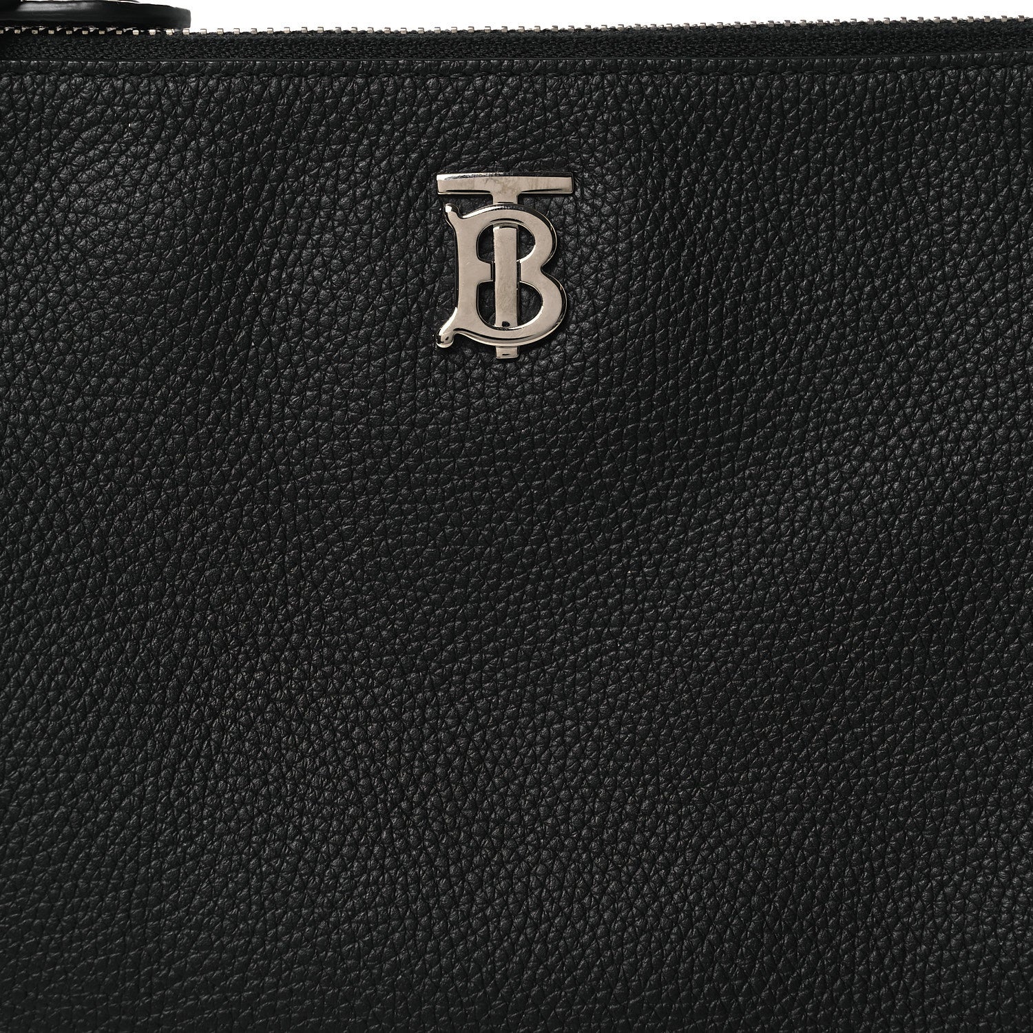 Grained Calfskin Peyton TB Crossbody Bag Black