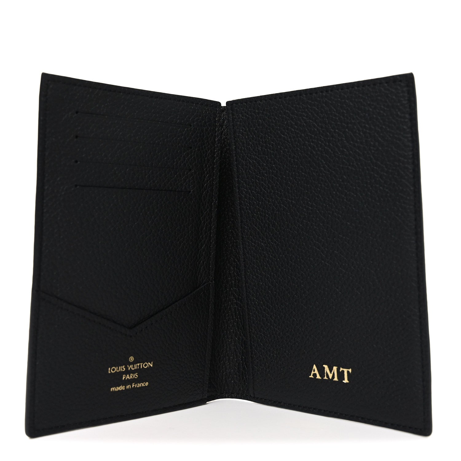 Empreinte Monogram Passport Cover Black