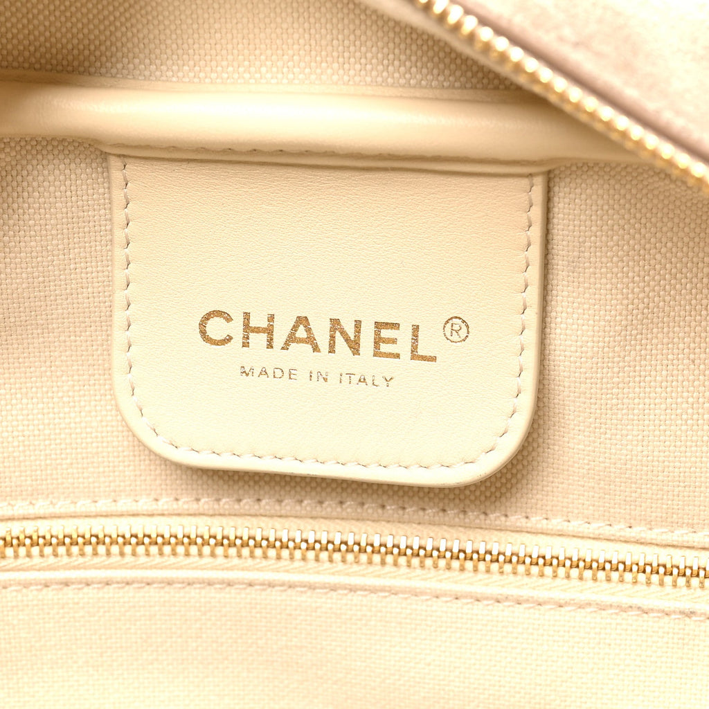 Suede Calfskin Large Perfect Bowling Bag Grey