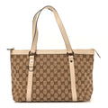 Monogram Medium Abbey Tote Off White