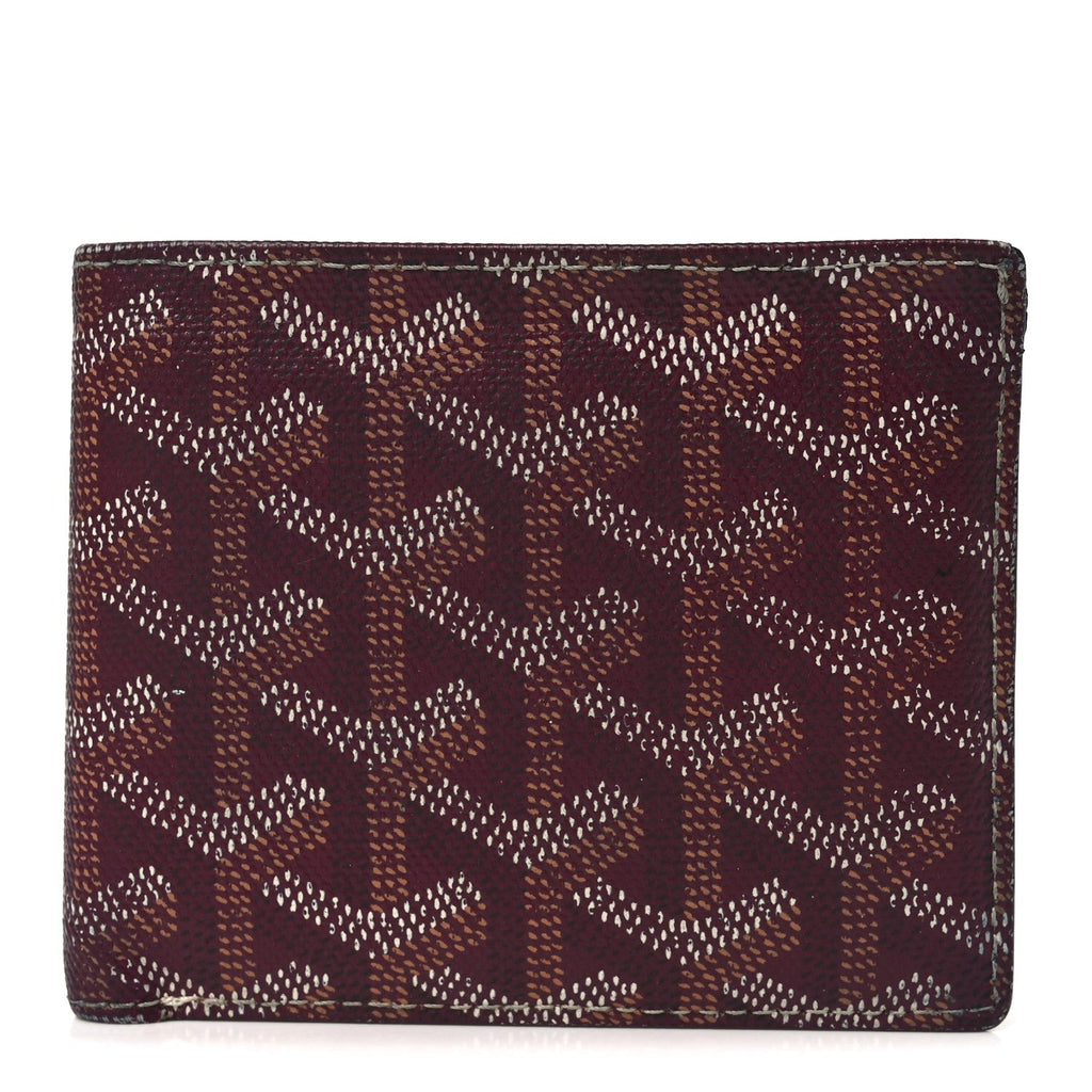 Goyardine Bi-Fold Victoire PM Wallet Burgundy