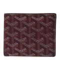 Goyardine Bi-Fold Victoire PM Wallet Burgundy