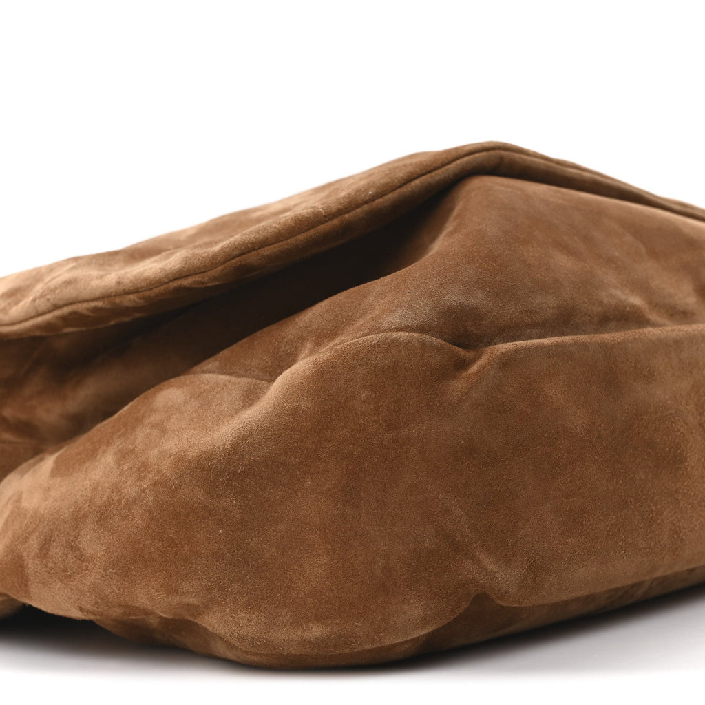 Suede Matelasse Monogram Large Jamie 4.3 Snuff