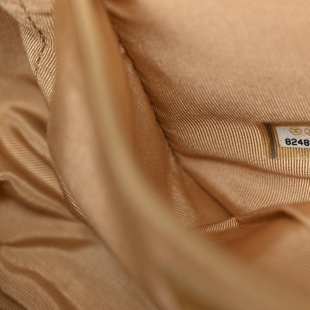 Caviar Quilted Petit Timeless Tote PTT Beige