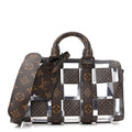 PVC Monogram Chess Keepall Bandouliere 25