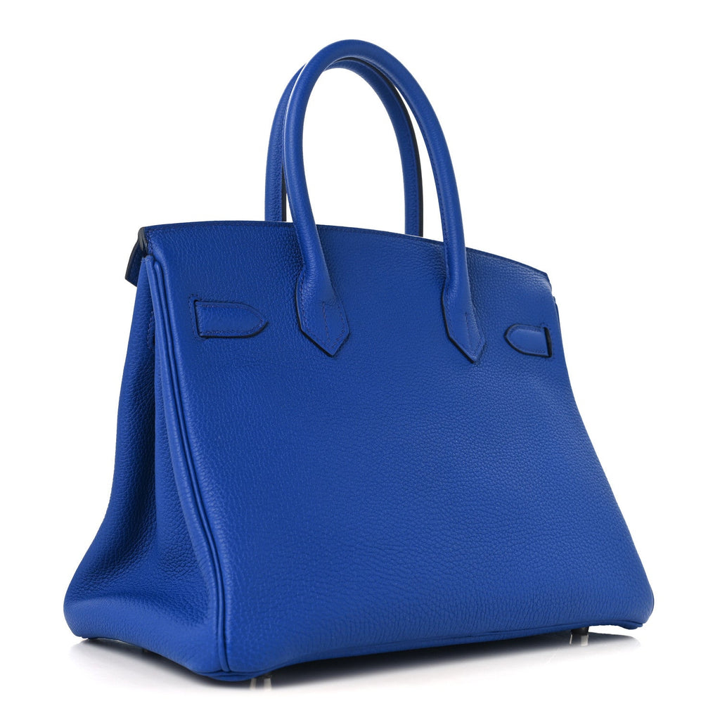Togo Birkin 30 Bleu Royal